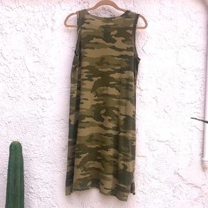 Current/Elliot Camo Tank Dress